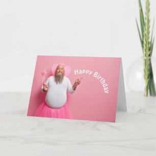 Funny Magical Wish Happy Birthday Grußkarte Feiertagskarte