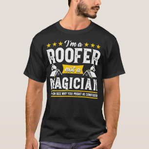 Funny Magician Roofer Geschenk Männer Mechaniker T-Shirt