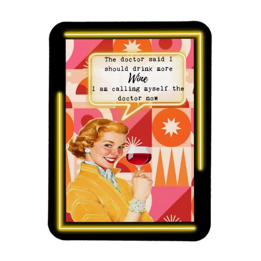 Funny Magnet Best Friend Gift "Doctor" (Vertikal)