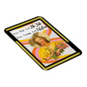 Funny Magnet Best Friend Gift "Tik Tok" (Rechte Seite)