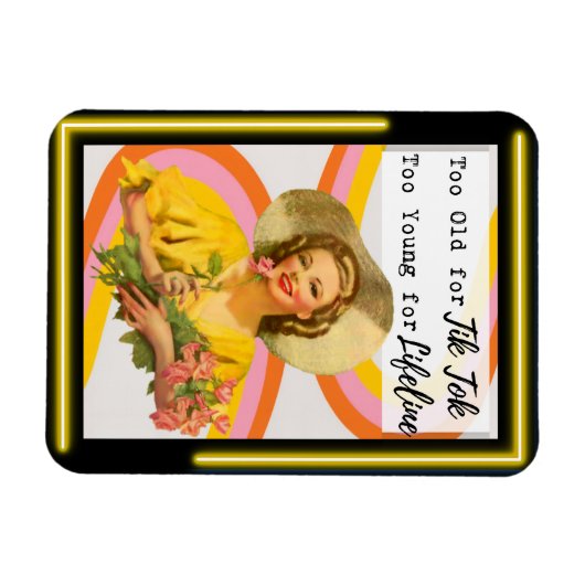 Funny Magnet Best Friend Gift "Tik Tok" (Horizontal)