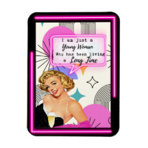 Funny Magnet Best Friend Gift "Young Girl"