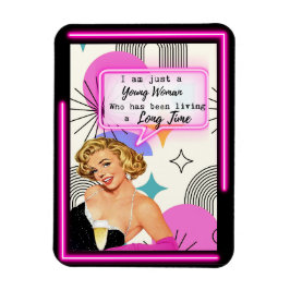 Funny Magnet Best Friend Gift "Young Girl"