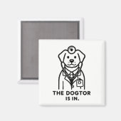 Funny magnet - Dogator (Vorderseite/Rückseite)