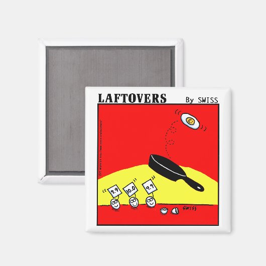 Funny Magnet mit Gymnasteiern (Vorderseite/Rückseite)