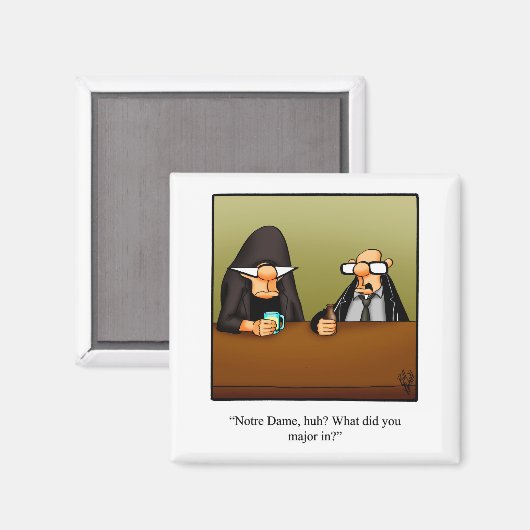 Funny Magnet Spaß Gift (Vorderseite/Rückseite)