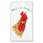 Funny Magnet Überraschender Rooster - Benutzerdefi (Vorderseite Vertikal)
