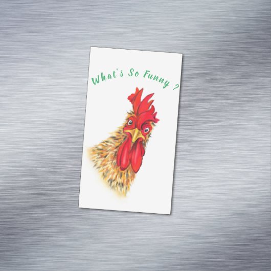 Funny Magnet Überraschender Rooster - Benutzerdefi (Beispiel)