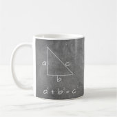 Funny Mah Algebra Pythagoresche Theorem Geek Kaffeetasse (Links)