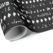 Funny Mah Formulae Geschenk für Mathematiker Geschenkpapier (Rolleneckpunkt)