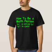 Funny Mah Geschenk Mathematik Person Mathematic T-Shirt (Vorderseite)