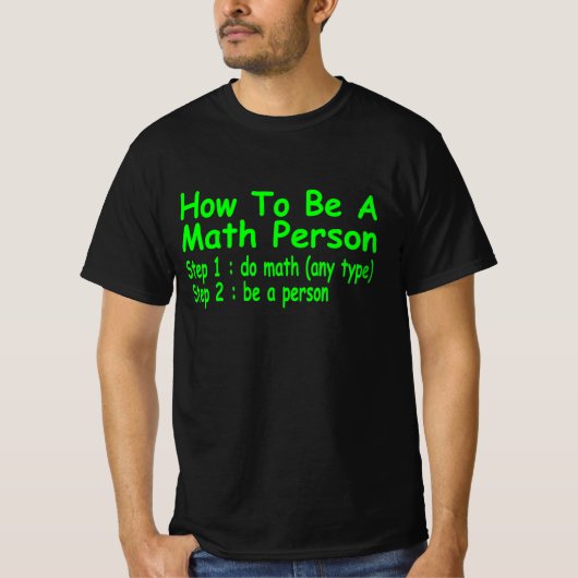 Funny Mah Geschenk Mathematik Person Mathematic T-Shirt (Vorderseite)