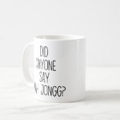 Funny Mah Jongg Kaffeetasse (Vorderseite Links)