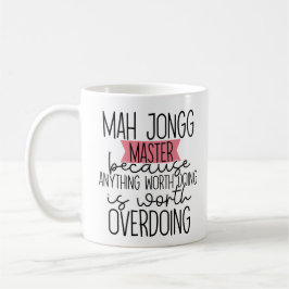 Funny Mah Jongg Kaffeetasse