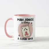 Funny Mah Jongg Tasse (Links)