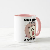 Funny Mah Jongg Tasse (VorderseiteRechts)
