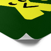 Funny Mah Problem Poster (Ecke)