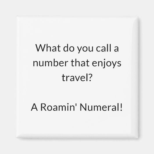 Funny Mah Spaß Algebra Joke Teacher Geschenk Magnet (Vorne)