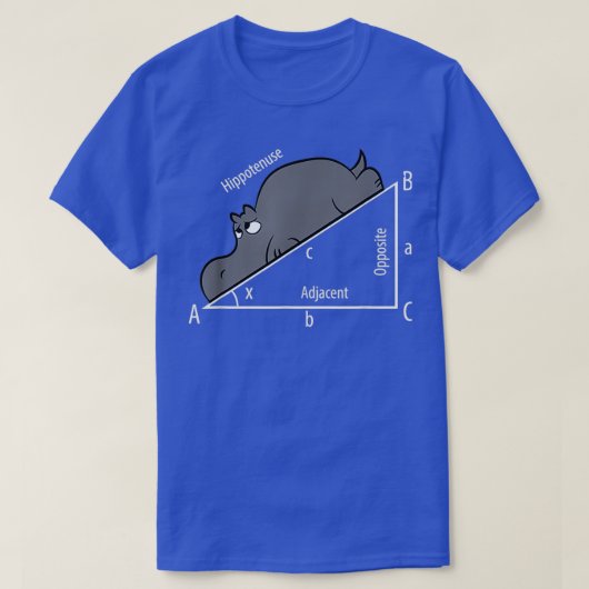 Funny Mah Spaß Hippotenuse Hypotenuse Funny Funny T-Shirt (Design vorne)