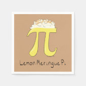 Funny Mah Spaß Lemon Pi Symbol Serviette (Vorderseite)