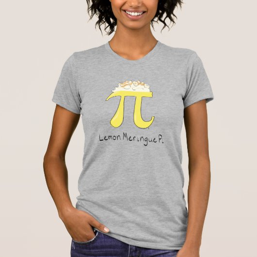 Funny Mah Spaß Lemon Pi Symbol T-Shirt (Vorderseite)