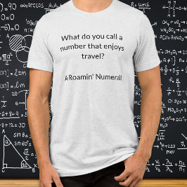 Funny Mah Spaß Mathematics Joke Teacher Gift Tri-Blend Shirt
