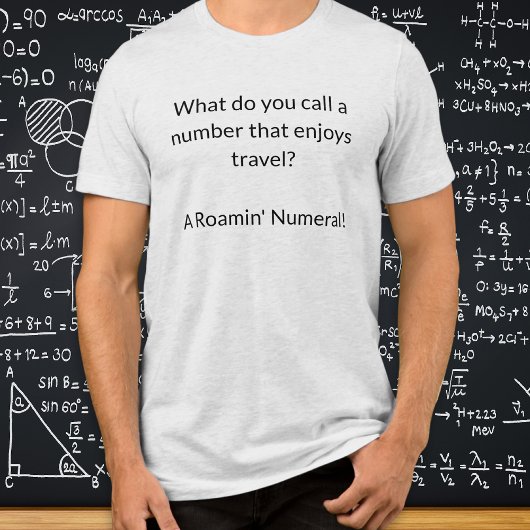 Funny Mah Spaß Mathematics Joke Teacher Gift Tri-Blend Shirt