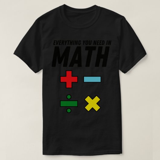 Funny Mah zitieren Mathematische Lehrerin 1 T-Shirt (Design vorne)