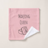 Funny Mahjong Badhandtuch Set (Waschlappen)