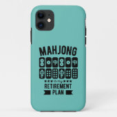 Funny Mahjong Case-Mate iPhone Hülle (Rückseite)