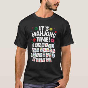 Funny Mahjong Design für Männer Frauen Mah Jongg M T-Shirt