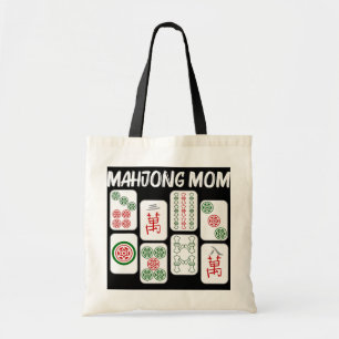 Funny Mahjong Geschenk für Mama Mutter Kinderspie Tragetasche