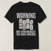 Funny Mahjong Geschenk für Männer Frauen Spielfilm T-Shirt (Design vorne)