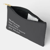 Funny Mahjong Introvert Relatable Saying Humor Zubehörtasche (Offen)