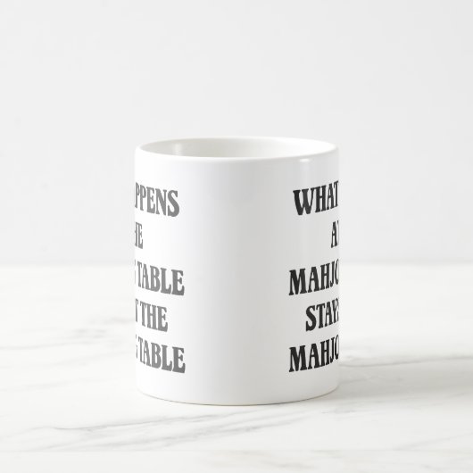 Funny Mahjong Lover Zitat Mahj Spaß Fun Kaffeetasse (Mittel)