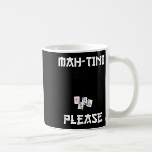 Funny Mahjong Mah-tini Schwanz Joke Mahjong Kaffeetasse