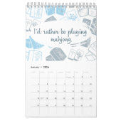 Funny Mahjong Quotes 2024 Kalender (Jan 2026)