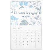 Funny Mahjong Quotes 2025 Kalender (Mär 2027)