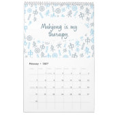 Funny Mahjong Quotes 2025 Kalender (Feb 2027)