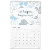 Funny Mahjong Quotes 2025 Kalender (Jan 2027)