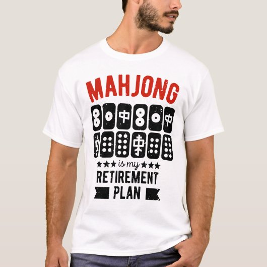 Funny mahjong T-Shirt (Vorderseite)