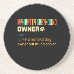 Funny Mahratta Greyhound Vintag Retro Dog Mama Vat Getränkeuntersetzer