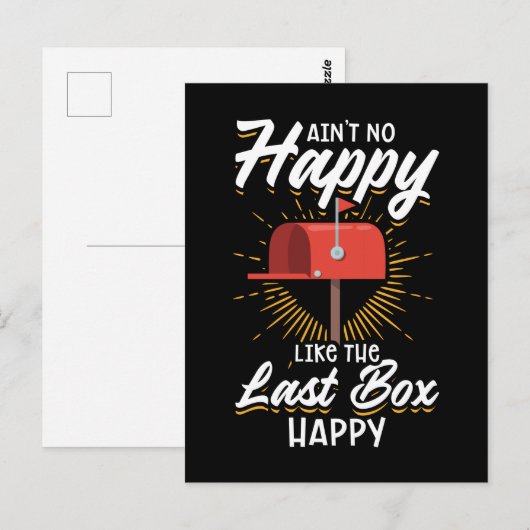 Funny Mail Carrier Postal Worker Mailman Postkarte (Vorne/Hinten)