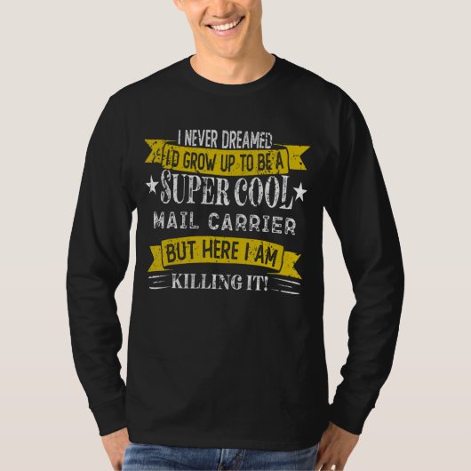 Funny Mail Carrier Shirts Job Title Professionals (Vorderseite)