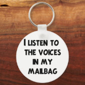 Funny Mail Carrier T - Shirt und Geschenke Schlüsselanhänger (Vorderseite)