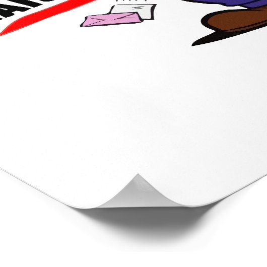 Funny Mailman Design - Vertraue mir, ich bin Mailm Poster (Ecke)