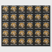 Funny Mailman Sloth Postal Worker Geschenkpapier (Flach)