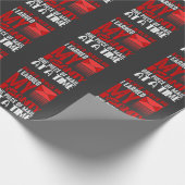 Funny Mailman Spaß Insanity Mail Carrier Sprichwor Geschenkpapier (Ecke)