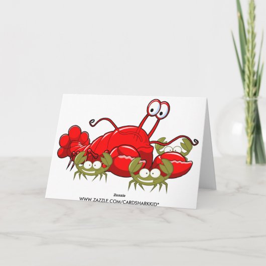 Funny Maine Karte (Rückseite)