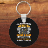 Funny Maintenance Tech Graphic Mechanic Vater Tech Schlüsselanhänger (Vorderseite)